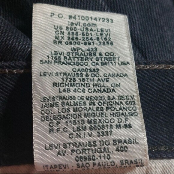 EUC RARE Levi's Men's 2011 Rare Dark Wash 501XX Original Fit Jeans Size 36X31 - Picture 12 of 12